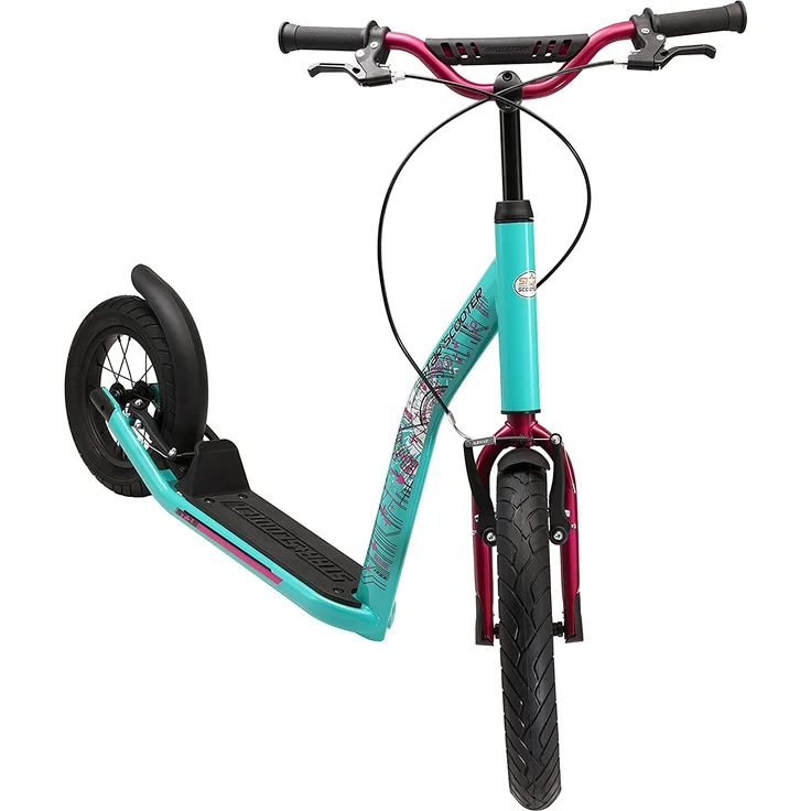 BIKESTAR Tretroller Kinderroller ab 8 Jahre | 16 Zoll New Gen Sport | Mint – Bild 3