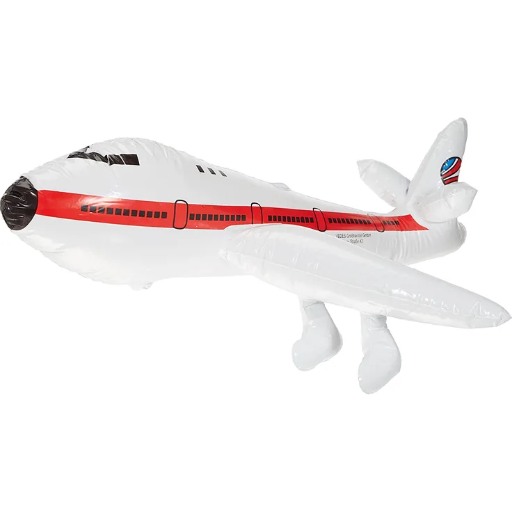 Splash & Fun Aufblasbares Flugzeug, 29 x 75.5 x 77 cm