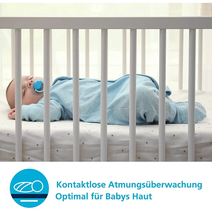 Angelcare SmartSensor Pro 2-in-1 Baby-Überwachung Audio + Bewegung mit zwei Wireless Sensormatten – Bild 4