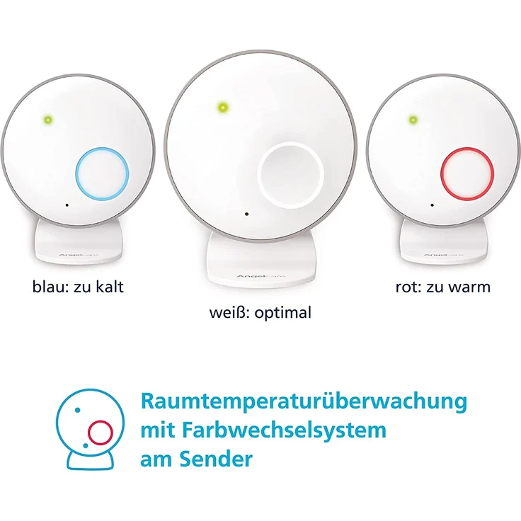Angelcare SmartSensor Pro 2-in-1 Baby-Überwachung Audio + Bewegung mit zwei Wireless Sensormatten – Bild 7