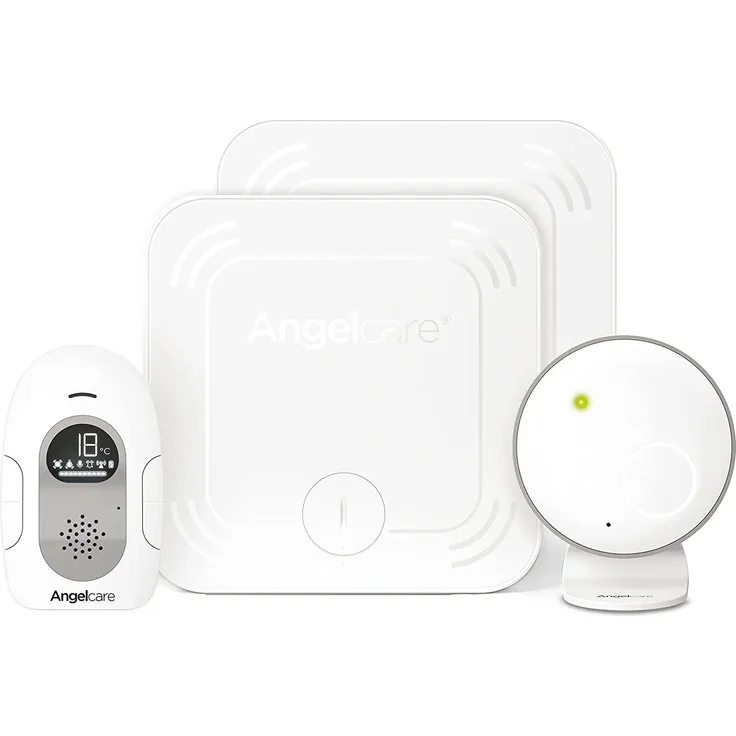 Angelcare SmartSensor Pro 2-in-1 Baby-Überwachung Audio + Bewegung mit zwei Wireless Sensormatten
