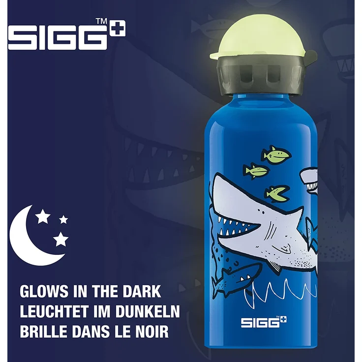 SIGG Trinkflasche Kids Bottles 0. 4 l Haie – Bild 4