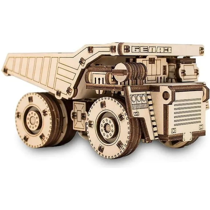 Eco Wood Art - Holz Modellbau BELAZ 75600 mini Truck LKW 105 Teile