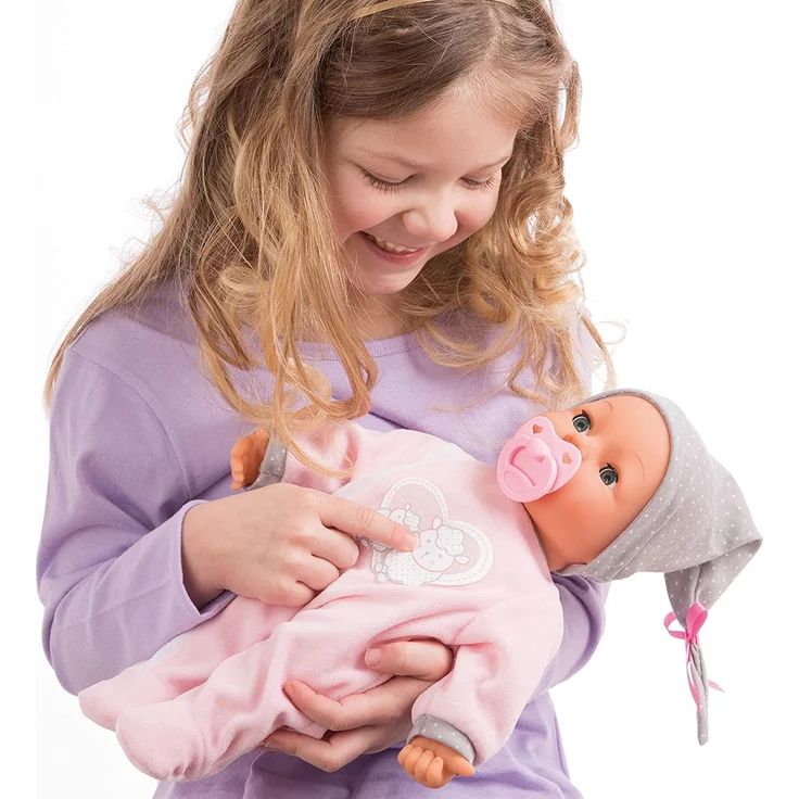Bayer Design 93829 My Piccolina Interactive Puppe, Funktionspuppe, sprechend (Babylaute), interaktiv, rosa – Bild 10