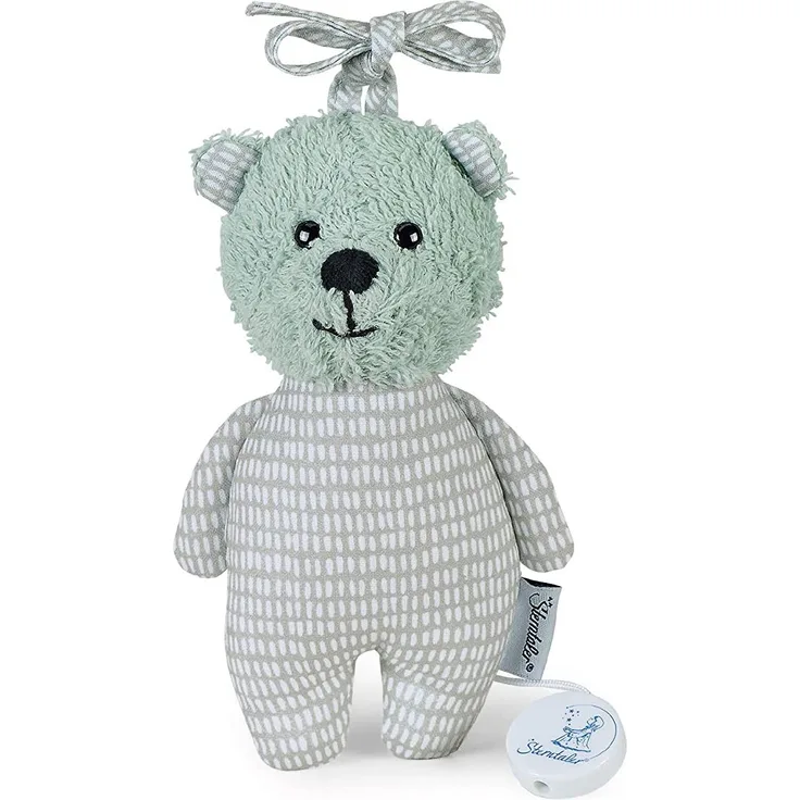 Sterntaler Mini-Spieluhr Baylee, Integriertes Spielwerk, Größe: 16 cm, Grün