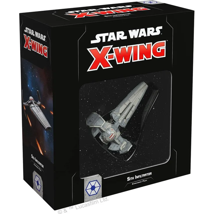 Fantasy Flight Games FFGSWZ30 Star Wars X-Wing 2nd Edition: Sith Infiltrator Expansion Pack, gemischte Farben