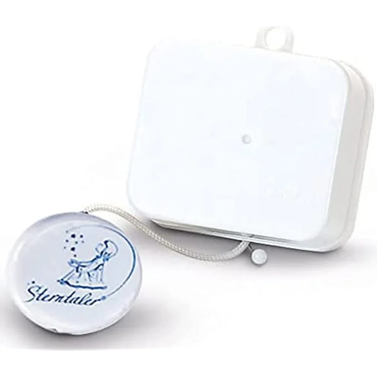 Sterntaler Spielwerk Schlafe mein Prinzchen, Geeignet ab der Geburt, 5,5 x 5,5 x 3 cm, Weiß – Bild 1
