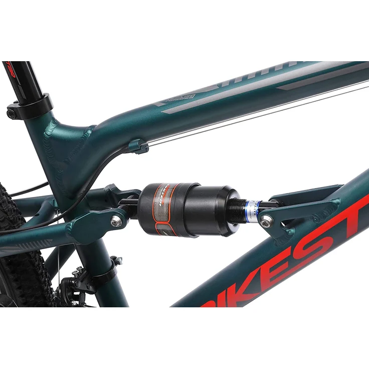 BIKESTAR Alu Kinder Jugend Mountainbike Vollgefedert, 21 Gang Shimano, 24 Zoll ab 9 - 10 Jahre | Fully MTB Scheibenbremse | Grün - Preisvergleich – Bild 9