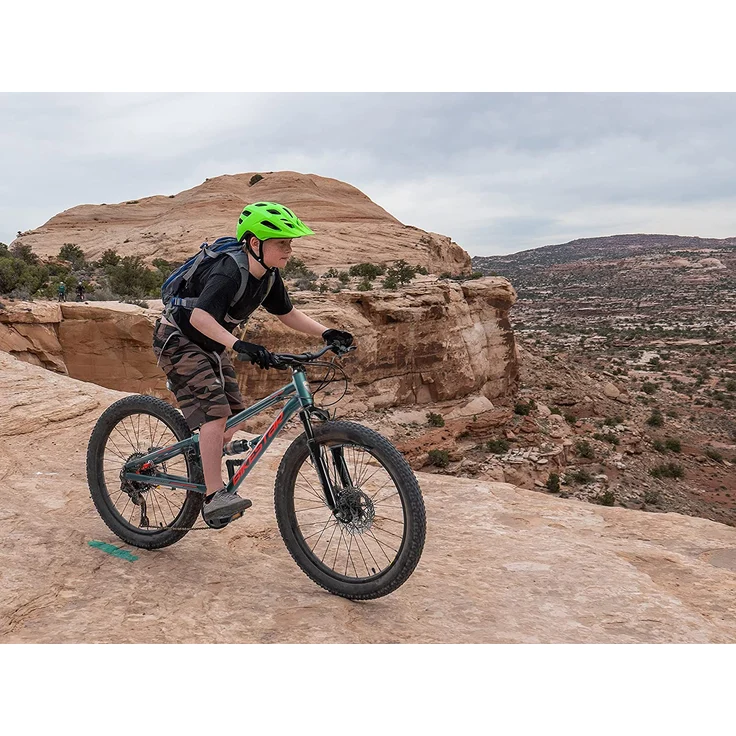 BIKESTAR Alu Kinder Jugend Mountainbike Vollgefedert, 21 Gang Shimano, 24 Zoll ab 9 - 10 Jahre | Fully MTB Scheibenbremse | Grün - Preisvergleich – Bild 2