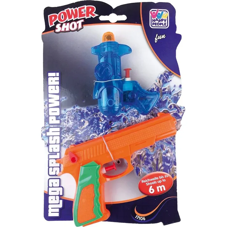 Happy People 17008 - Strand- und Badespielzeug - Wasserpistolen-Set WP170