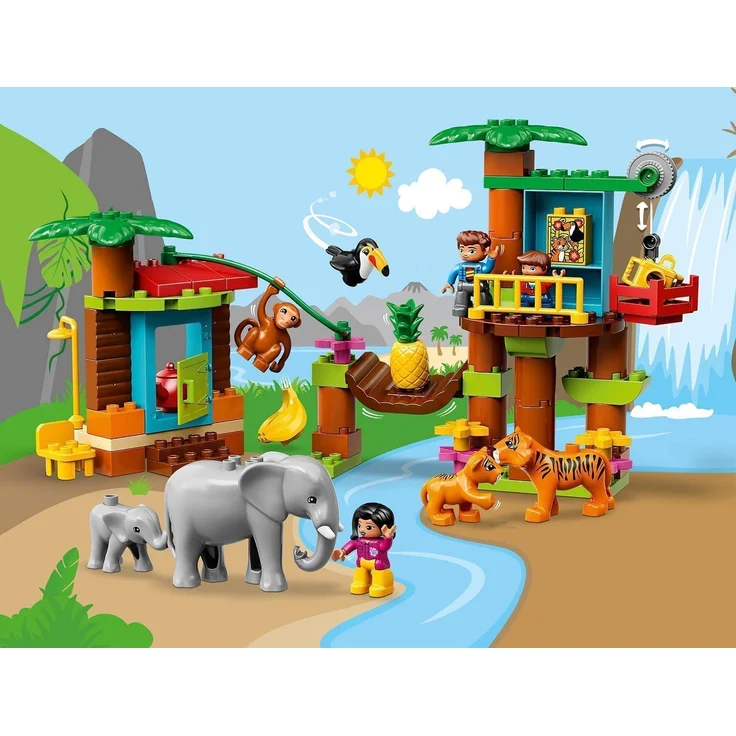 LEGO 10906 Duplo Town - Baumhaus im Dschungel, Bausteine – Bild 8