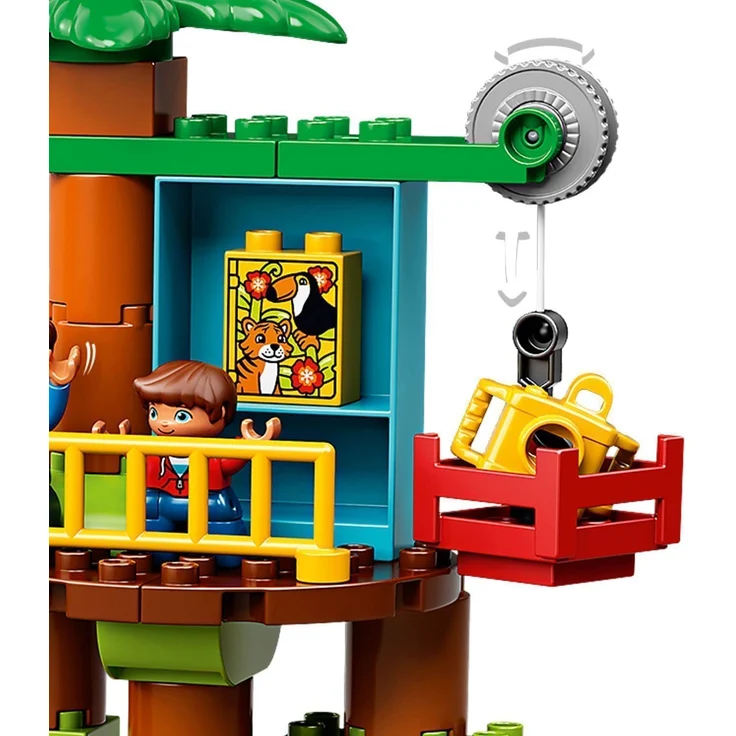 LEGO 10906 Duplo Town - Baumhaus im Dschungel, Bausteine – Bild 4
