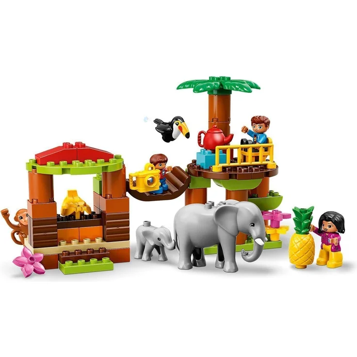 LEGO 10906 Duplo Town - Baumhaus im Dschungel, Bausteine – Bild 2