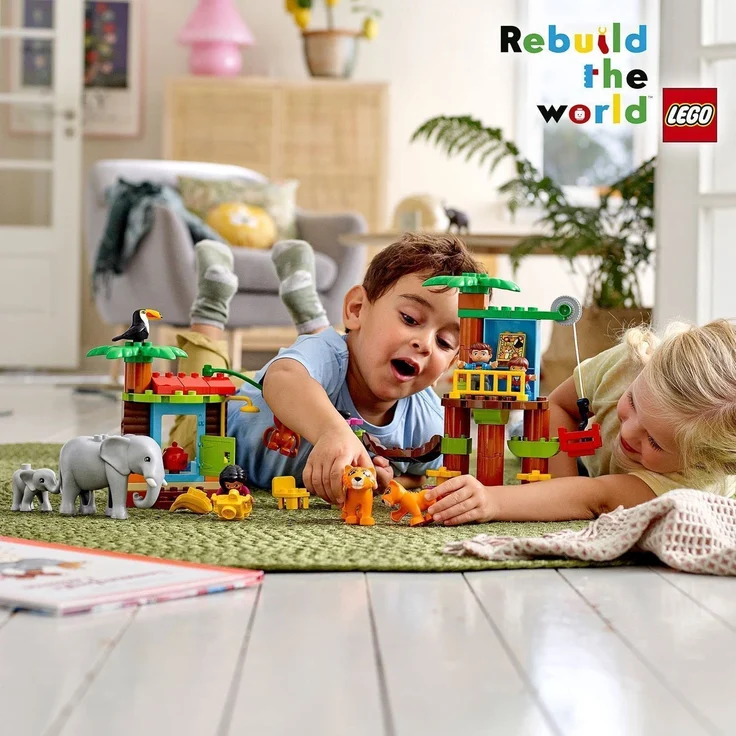 LEGO 10906 Duplo Town - Baumhaus im Dschungel, Bausteine – Bild 6