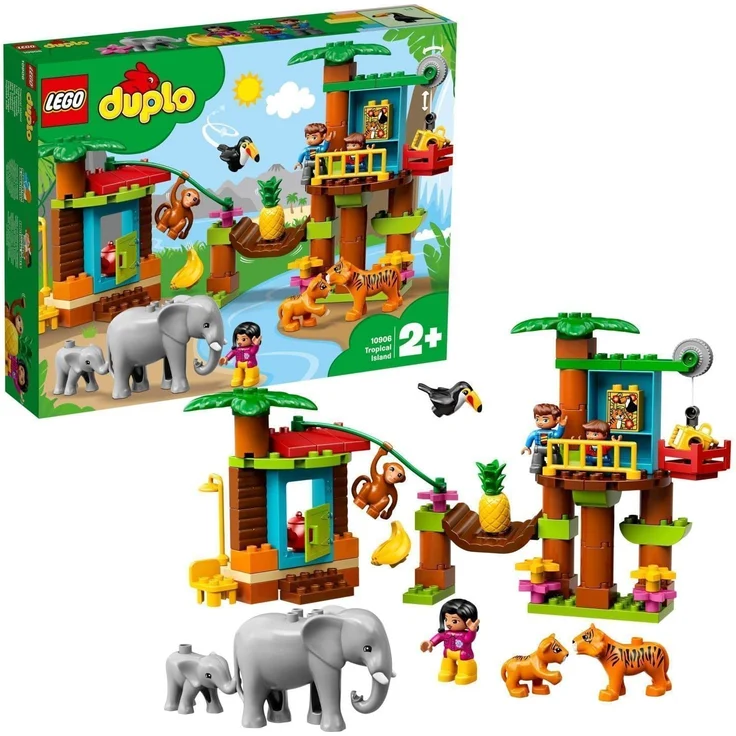 LEGO 10906 Duplo Town - Baumhaus im Dschungel, Bausteine – Bild 1
