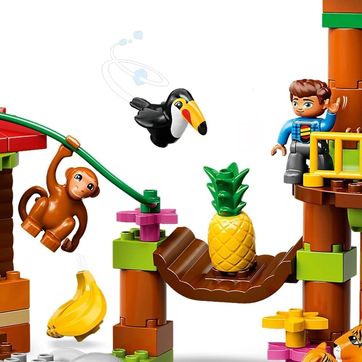 LEGO 10906 Duplo Town - Baumhaus im Dschungel, Bausteine – Bild 5
