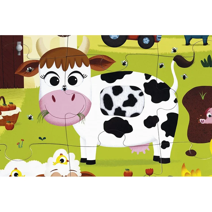 Janod J02772 Taktil Puzzle 20 Teile, Bauernhof - Preisvergleich – Bild 10