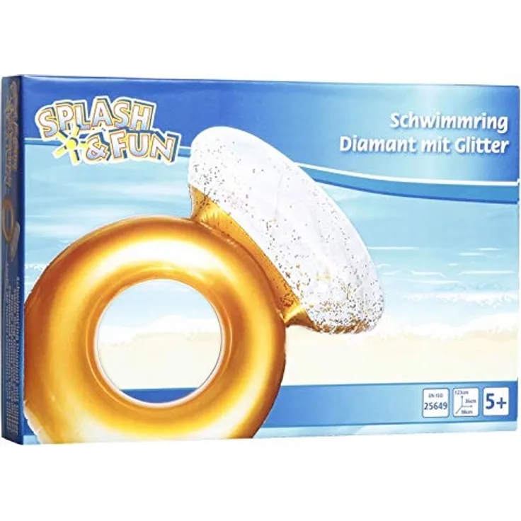 VEDES Großhandel GmbH - Ware 77805656' Splash & Fun Schwimmring Diamant, Mehrfarbig