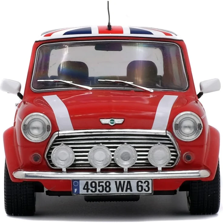 Solido 1800604 1:18 Mini Cooper Sport 1997 421184470-1, Modellauto, Modellfahrzeug, rot – Bild 6