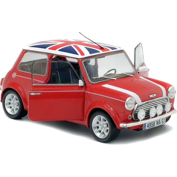 Solido 1800604 1:18 Mini Cooper Sport 1997 421184470-1, Modellauto, Modellfahrzeug, rot – Bild 8