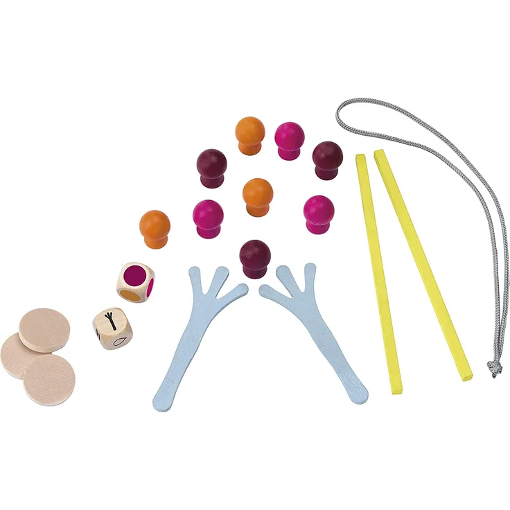 Selecta 63019  Schwammerl Sammler, Würfel- und Balancespiel, Mehrfarbig