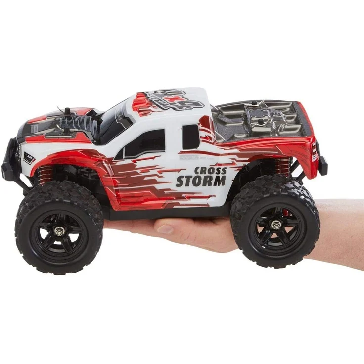 Revell Control 24830 X-Treme schneller RC Truggy Cross Storm, 2.4 GHz, proportional, 4WD Allrad, geländegängig, bis zu 50 km/h ferngesteuertes Auto, Rot – Bild 3