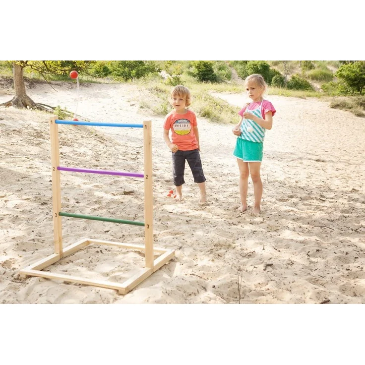 Wurfspiel Holz 75 cm 7-teilig blank – Bild 2