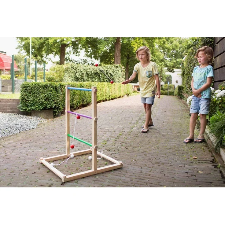 Wurfspiel Holz 75 cm 7-teilig blank – Bild 5