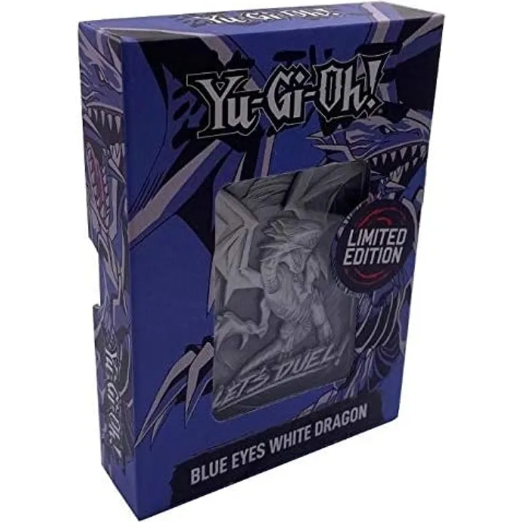 Yu-Gi-Oh! Blue Eyes White Dragon Metal Card - Limited Edition