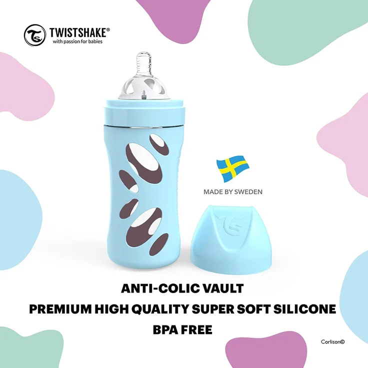 Twistshake 78021 Anti-Colic, Flaschensauger Large, 4 Monate Plus, transparent – Bild 10
