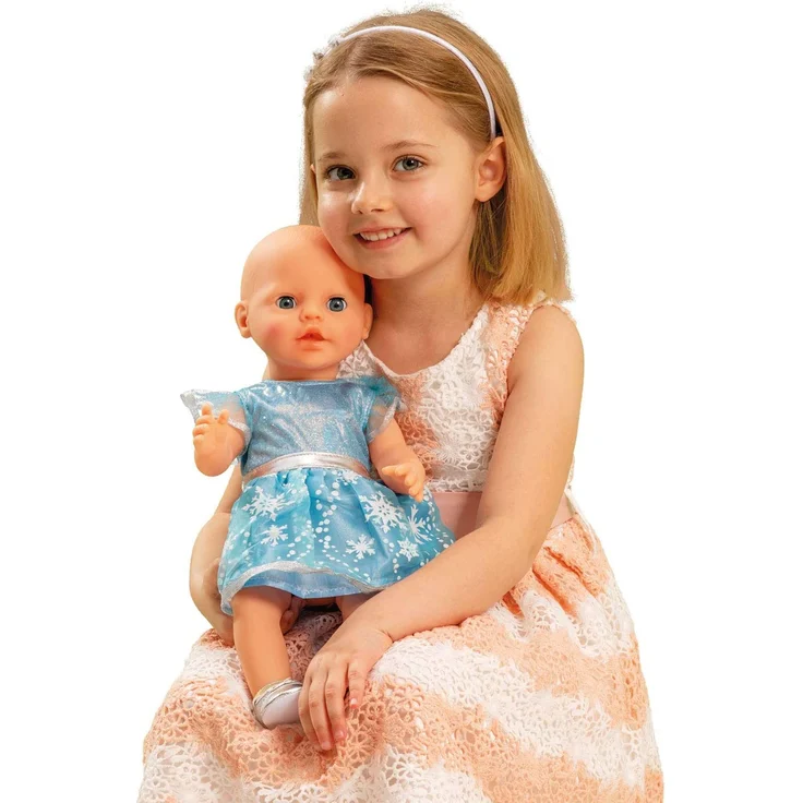 Heless 1720 Puppenkleid, Eis-Prinzessin, Größe 28 - 35 cm – Bild 3