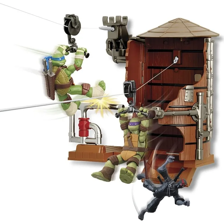 Ninja Turtles - Playset Z Line Auspuffschild (Giochi Preziosi 95050)