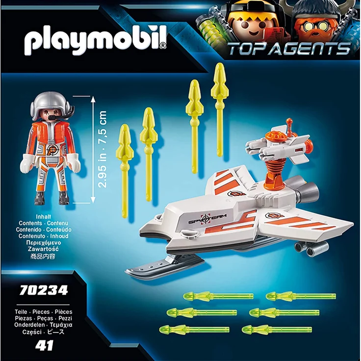 PLAYMOBIL TOP AGENTS 70234 Spy Team Fluggleiter, ab 6 Jahren – Bild 3