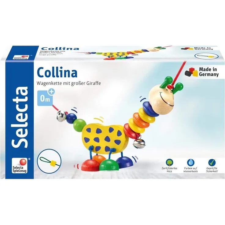 Selecta Holzspielzeug Wagenkette Collina