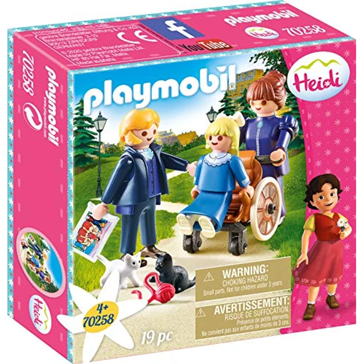 Playmobil 70258 - Heidi - Clara mit Vater und Fräulein Rottenmeier – Bild 1