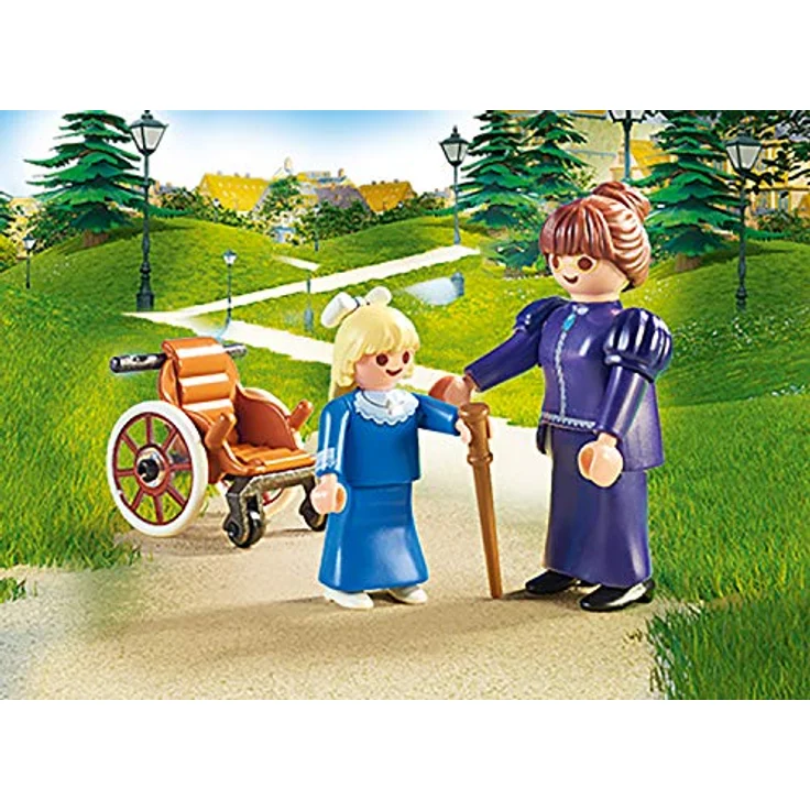 Playmobil 70258 - Heidi - Clara mit Vater und Fräulein Rottenmeier – Bild 4
