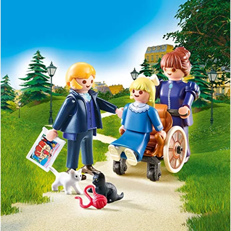 Playmobil 70258 - Heidi - Clara mit Vater und Fräulein Rottenmeier – Bild 2