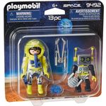 PLAYMOBIL 9492 Duo Pack Astronaut und Roboter