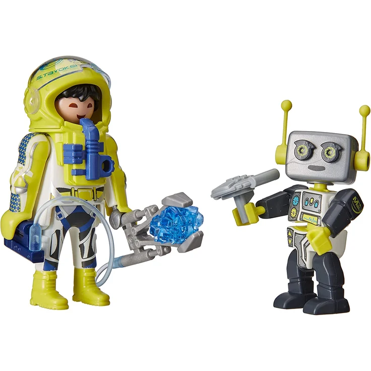 PLAYMOBIL 9492 Duo Pack Astronaut und Roboter – Bild 3