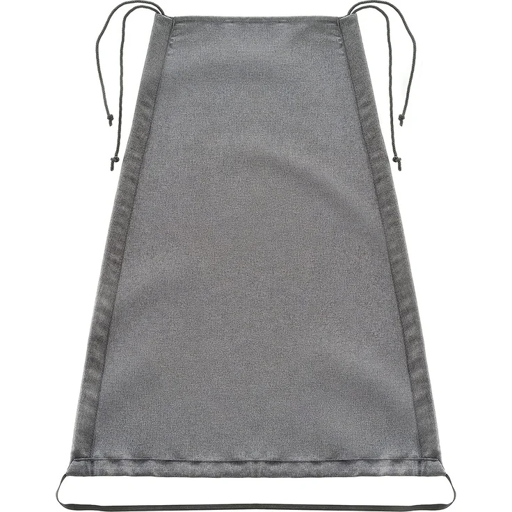 Zamboo Universal Sonnensegel DELUXE für Kinderwagen Babywanne - reißfester Sonnenschutz mit UV Schutz Beschichtung 50+ und Rollo-Funktion - Melange Grau – Bild 1