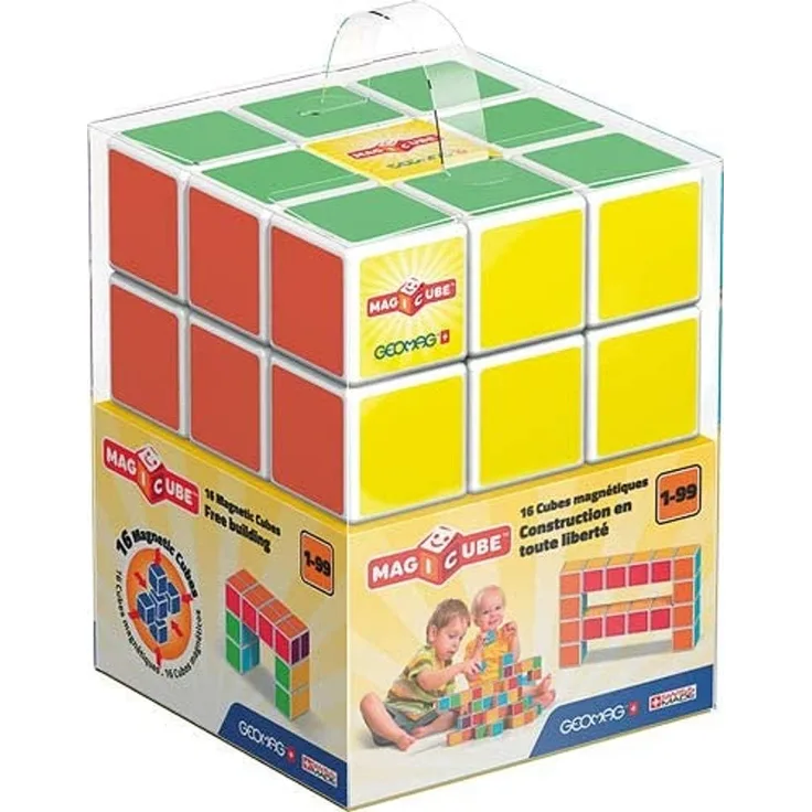 MagiCube Free Building 16-teilige mehrfarbige Gebäude