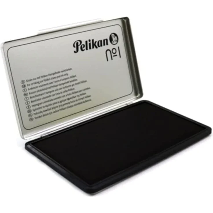 Pelikan Stempelkissen 1 331108 getränkt ohne Öl 9x16cm schwarz – Bild 3