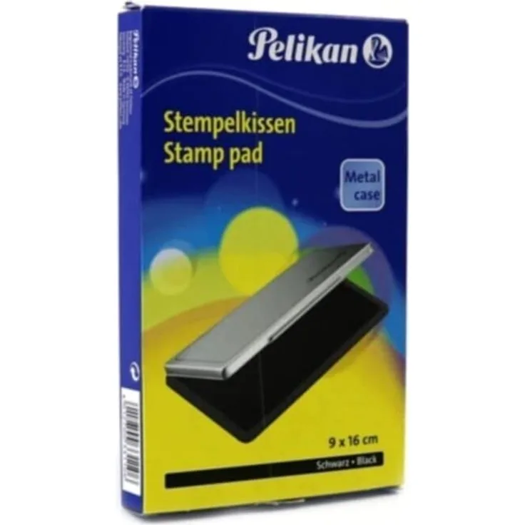 Pelikan Stempelkissen 1 331108 getränkt ohne Öl 9x16cm schwarz