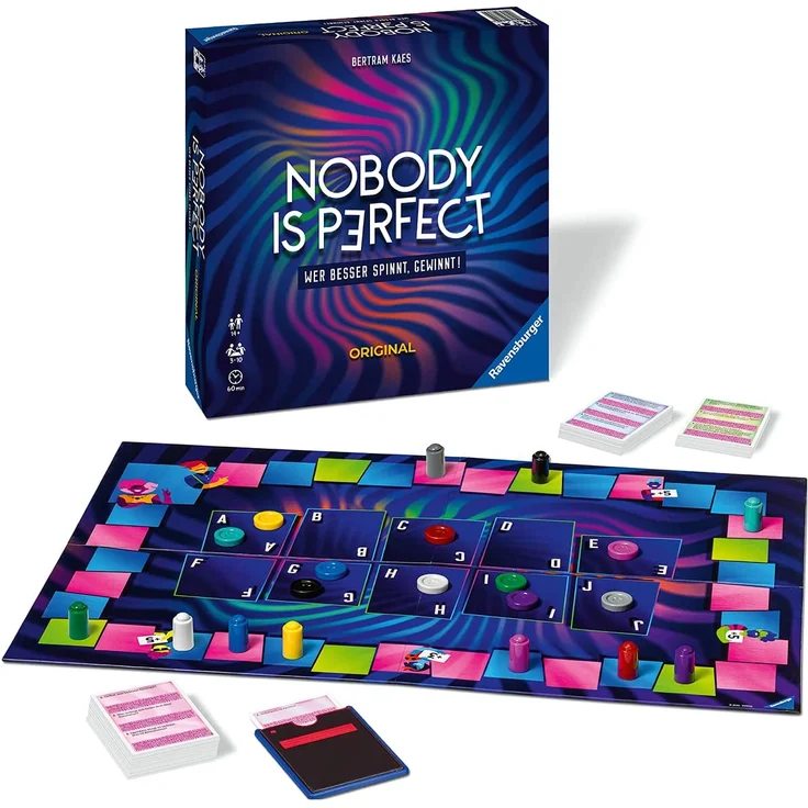 Ravensburger 'Nobody is perfect Original' Brettspiel, ab 14 Jahren, 3 - 10 Spieler, 60 min Spielzeit – Bild 1