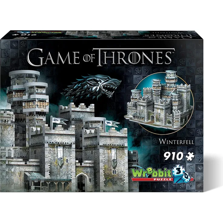 Wrebbit Puzzles W3D-2018 3D Puzzle, bunt