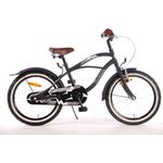 Black Cruiser 18 Zoll 27 cm Jungen Rücktrittbremse Mattschwarz