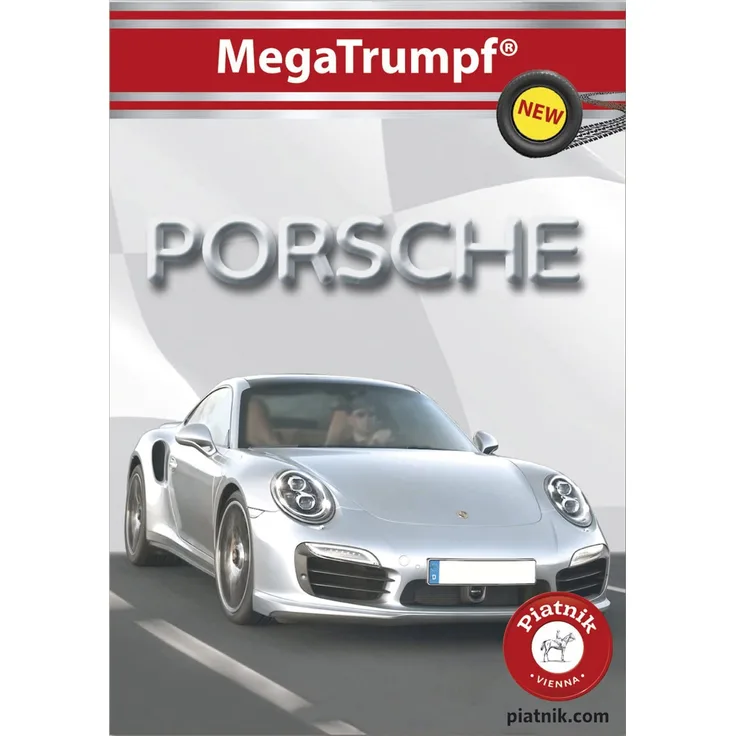 Piatnik 4239 - Quartett MegaTrumpf - Porsche, Kartenspiel