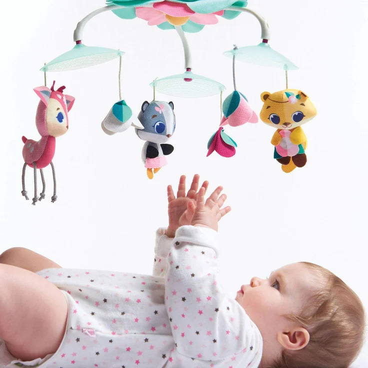 Tiny Love Baby-Mobile, hochwertiges 2-in-1 Musik-Mobile mit 18 wundervollen Melodien und 40 Min. Spieldauer, auch als tragbare Musik-Box nutzbar, Baby-Spieluhr ab der Geburt (0M+), Tiny Princess Tales – Bild 5