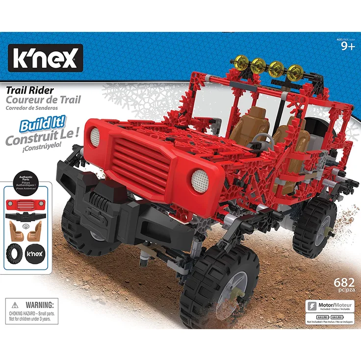 Bausatz Jeep Jungen 40,6 x 30,5 cm rot 682 Stück