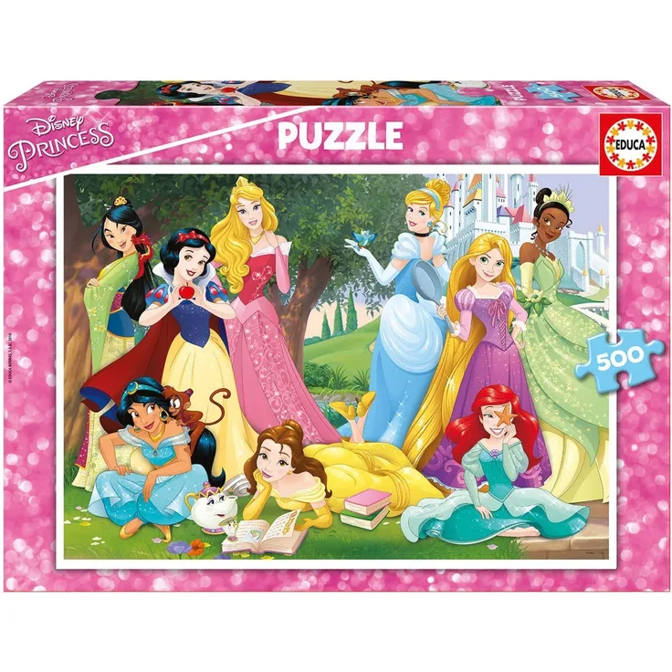 Educa 17723 Princess 500 Disney-Prinzessinnen